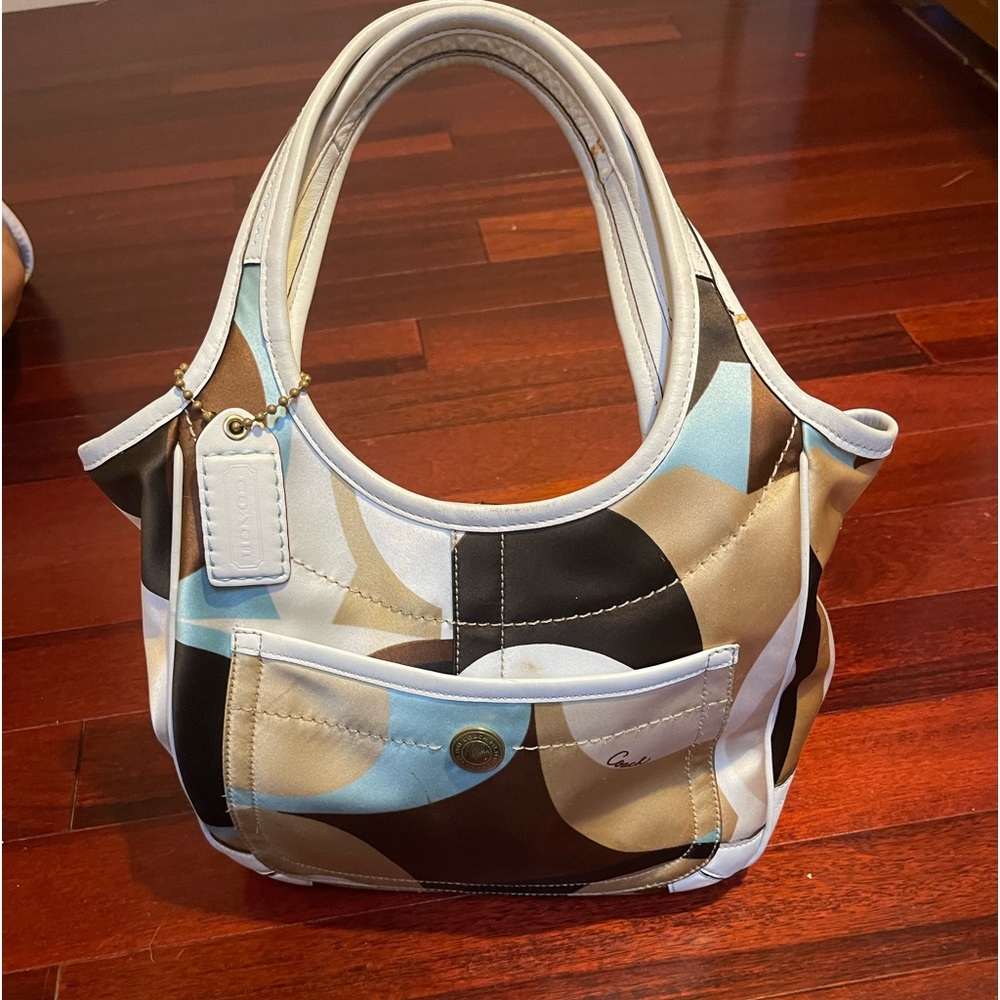 Multicolor Coach bag!